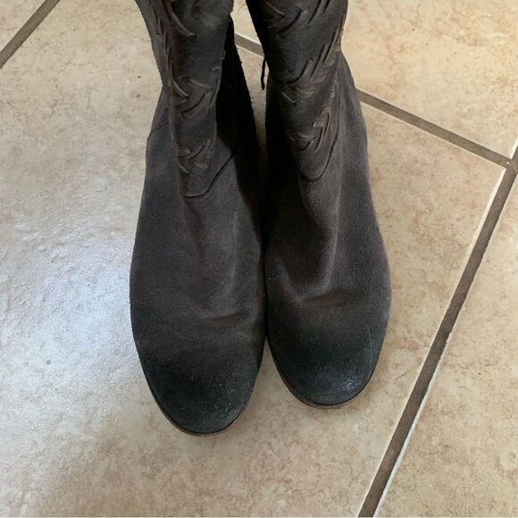 UGG Caitlyn Moto Suede Boots size 8 - Picture 7 of 10